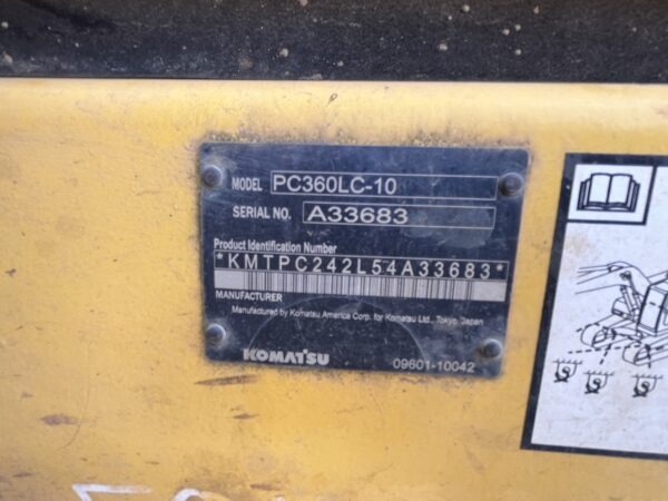 2014 Komatsu PC350LC-10 Excavator - Image 16