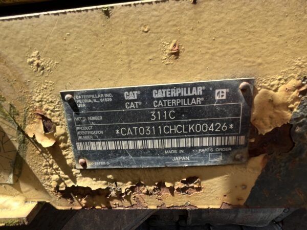 2001 Caterpillar 311C Excavator - Image 6