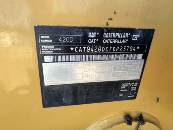 2005 Caterpillar 420D Backhoe 4X4 - Image 15