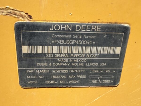 2020 John Deere 644L wheel Loader - Image 10