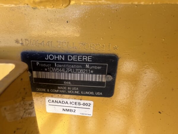 2020 John Deere 644L wheel Loader - Image 11