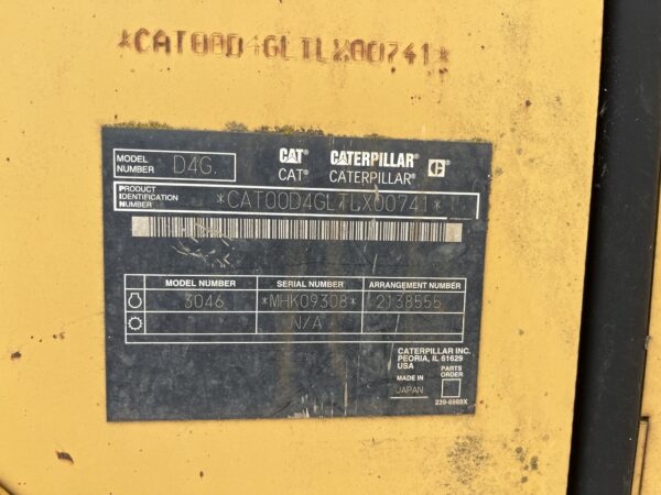 2005 Caterpillar D4G LGP Dozer - Image 20