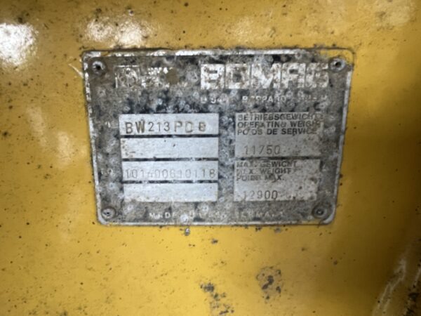 1989 Bomag BW213PDB Roller/Compactor - Image 14
