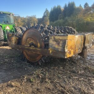 Tow-Behind Padfoot Compactor For Farming
